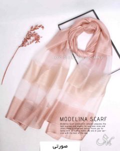 شال حریر ابریشم وارداتی صورتی
