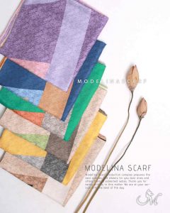 روسری ابریشم اصل مدلینا 1288