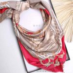 روسری ابریشم اصل سرخابی