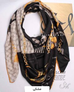 روسری نخی طرح گوچی مشکی