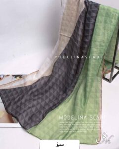 شال نخی بهاره مدلینا 1309 سبز