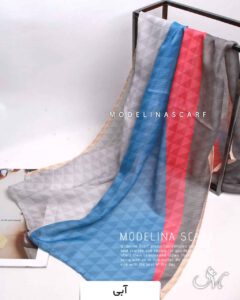 شال نخی بهاره مدلینا 1309 آبی