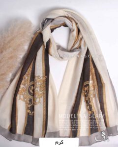 شال نخی طرح ورساچه کرم