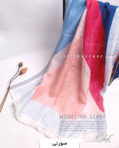 شال نخی بهاره مدلینا 1311 صورتی
