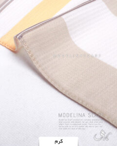 شال نخی طرح باربری مدلینا