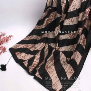 شال نخی تک طرح منگوله دارمدلینا