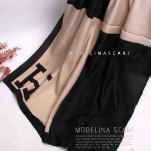 1317m4 شال نخی تک طرح منگوله دار مدلینا