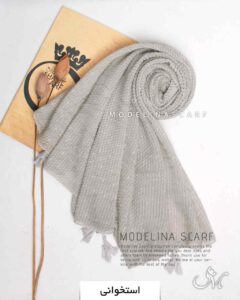 شال پلیسه دونه برفی استخوانی