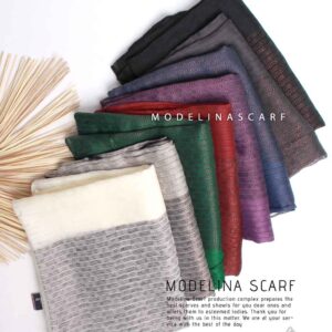 شال ابریشم (وارداتی) مدلینا