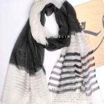 شال ابریشم وارداتی مشکی