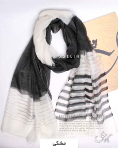 شال ابریشم وارداتی مشکی