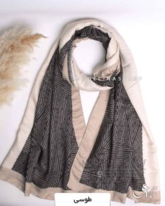 شال نخی بهاره مدلینا 1332 طوسی