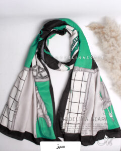 شال نخی بهاره مدلینا 1333 سبز