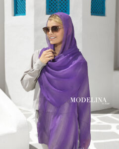 1335شال نخ ابریشم(وارداتی)