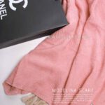 شال نخی پلیسه 10501 صورتی