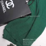 شال نخی پلیسه 10501 سبز