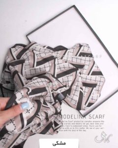 شال نخی تابستانه مدلینا 1362 مشکی