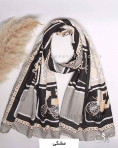 شال نخی مدلینا 1363 مشکی