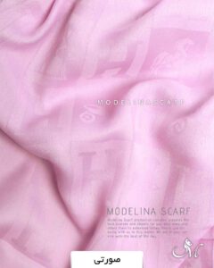 شال ژاکارد (وارداتی)طرح هرمس صورتی