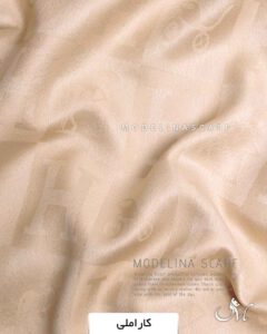 شال ژاکارد (وارداتی)طرح هرمس کاراملی