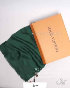 شال وارداتی طرح 1368 LV سبز