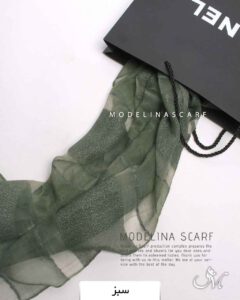 شال حریرابریشم (وارداتی)1373 سبز