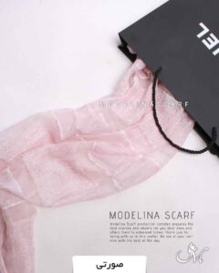 شال حریرابریشم (وارداتی)1373 صورتی