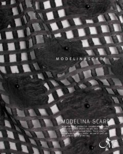 شال نخ ابریشم (وارداتی) مدلینا