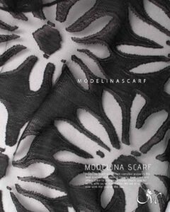 شال نخ ابریشم (وارداتی) 1374m4 مدلینا