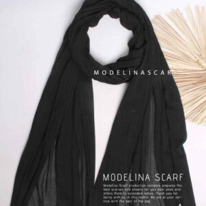 شال ساده مشکی