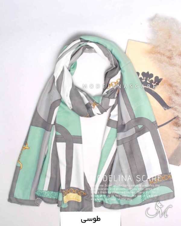 شال ابریشم وارداتی 1389 طوسی