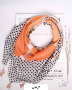 روسری نخی تابستانه مدلینا 1391 نارنجی