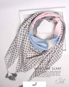 روسری نخی تابستانه مدلینا 1391 آبی