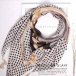 روسری نخی تابستانه مدلینا 1391 مشکی