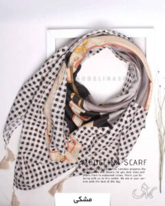روسری نخی تابستانه مدلینا 1391 مشکی