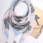 روسری نخی تابستانه مدلینا 1392 آبی