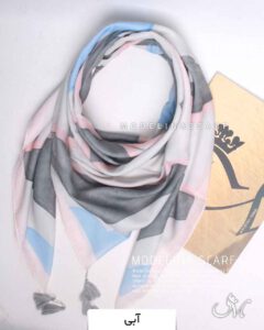 روسری نخی تابستانه مدلینا 1392 آبی