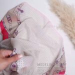 شال نخی تابستانه(وارداتی) سرخابی