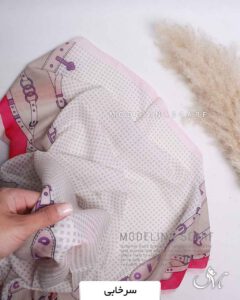 شال نخی تابستانه(وارداتی) سرخابی