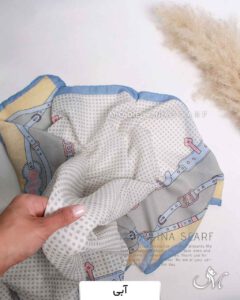 شال نخی تابستانه(وارداتی) آبی