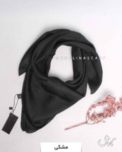 مینی اسکارف ژاکارد1378 مشکی