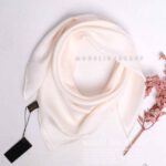 مینی اسکارف ژاکارد1378 گلبهی روشن