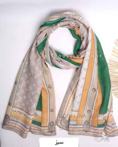شال نخی تابستانه مدلینا 1399 سبز