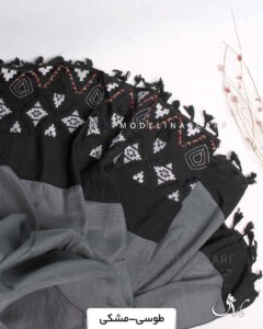 شال اسلپ مزونی 1412 طوسی-مشکی