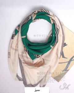 روسری نخی مدلینا 1371 سبز
