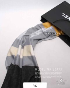 شال موهر اعلا(وارداتی)مدلینا1429 زرد