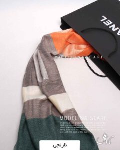 شال موهر اعلا(وارداتی)مدلینا1429 نارنجی