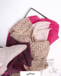 شال وول پاییزه (وارداتی) سرخابی