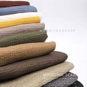 شال پلیسه نخی پاییزه