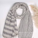 شال نخی پاییزه (وارداتی) طوسی